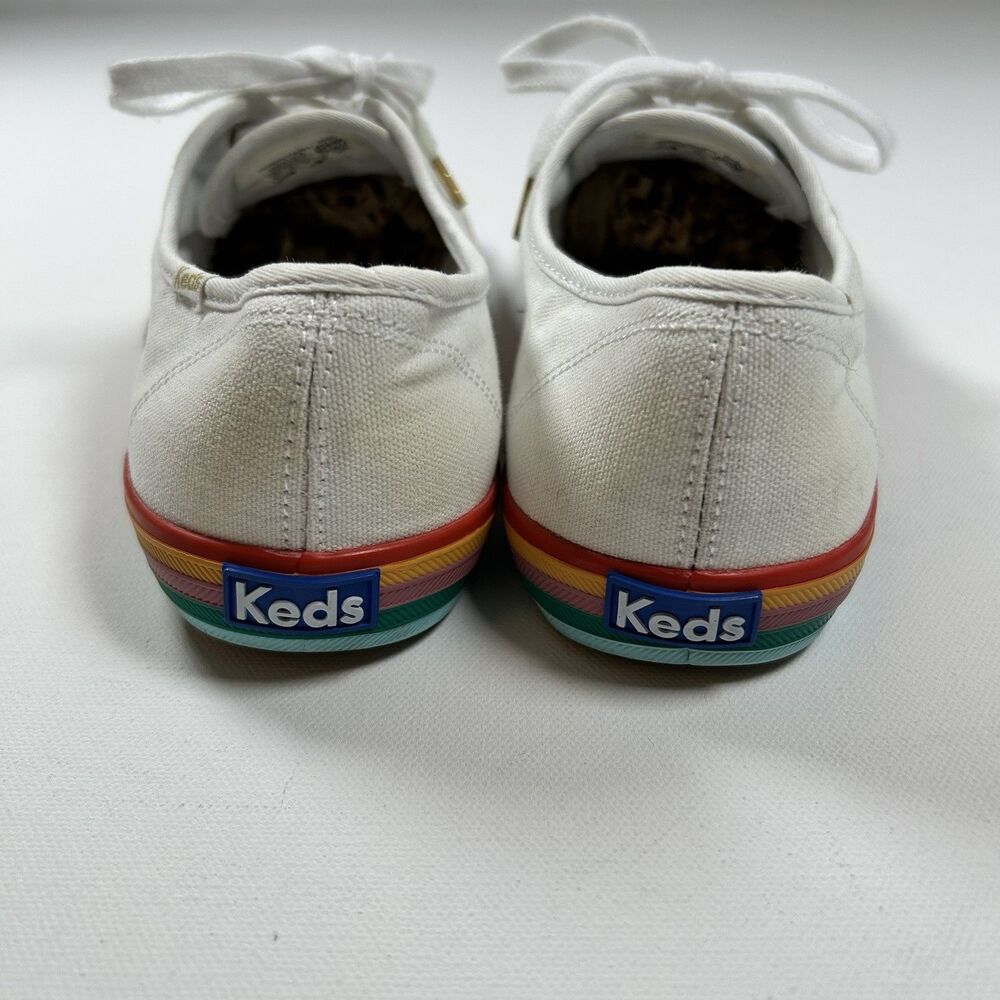 Keds Rainbow Sole Sneakers Tennis Shoes White Dream Foam Womens Size 9/ EUR 40 - Picture 5 of 11